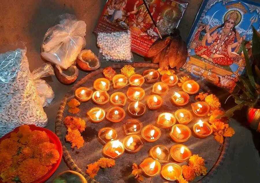 अष्ट दीप दान