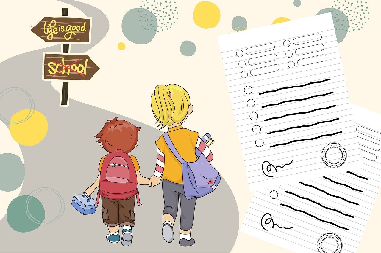 विद्यालय का पहला दिन एक नई शुरुआत की प्रेरणा